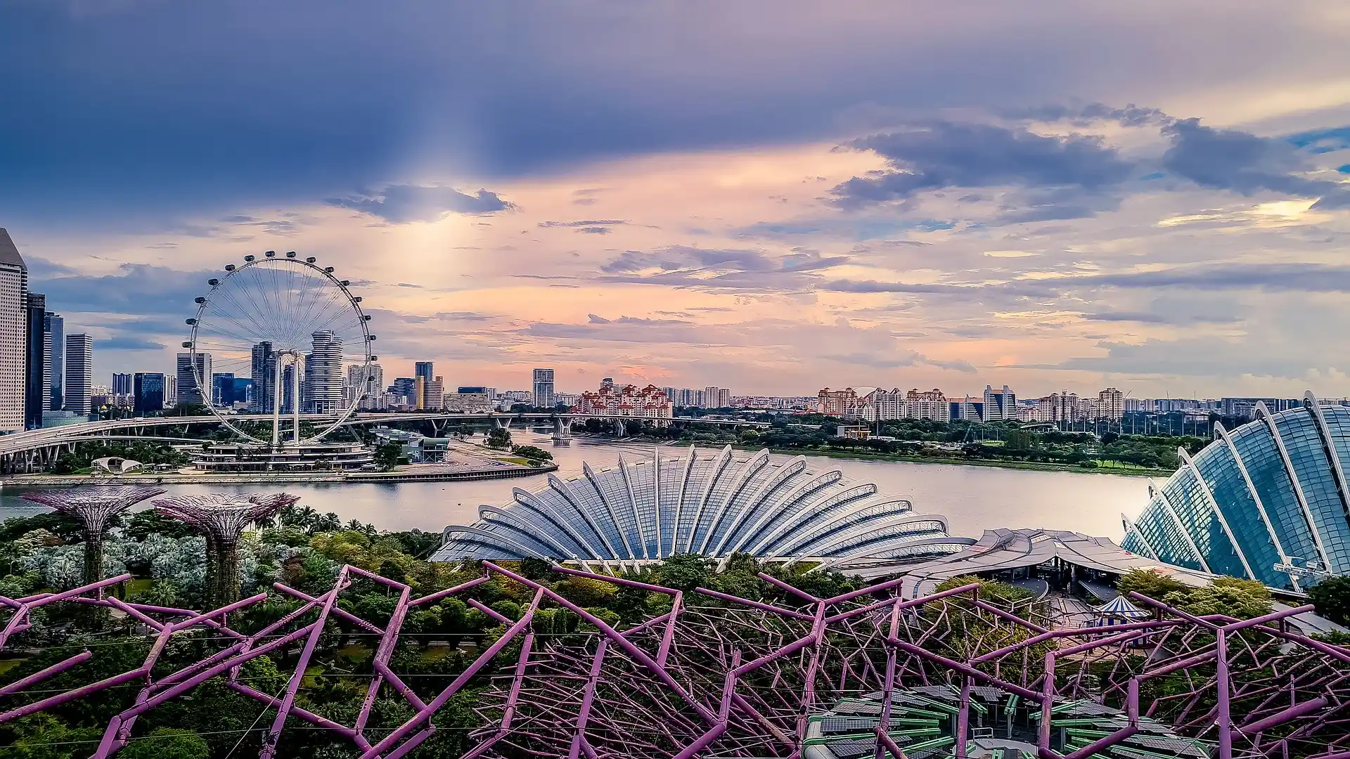 Marina Bay Sands and Gardens by the Bay